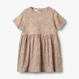 Jersey Dress Anna - lilac flower meadow