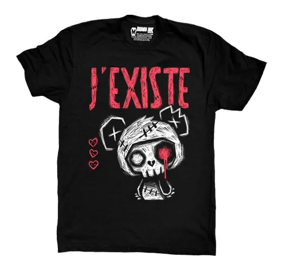 I Exist Mens T-Shirt with Graphic Print