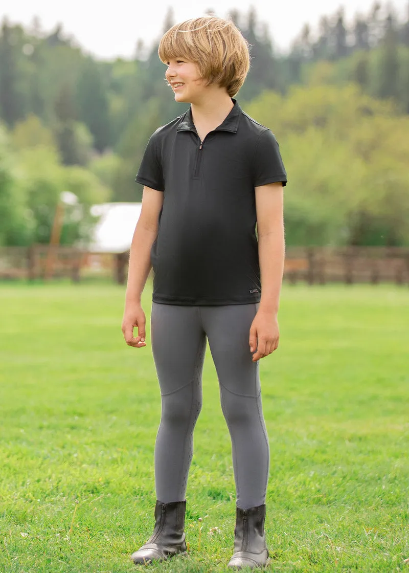 Kids Ice Fil® Lite Short Sleeve Riding Shirt