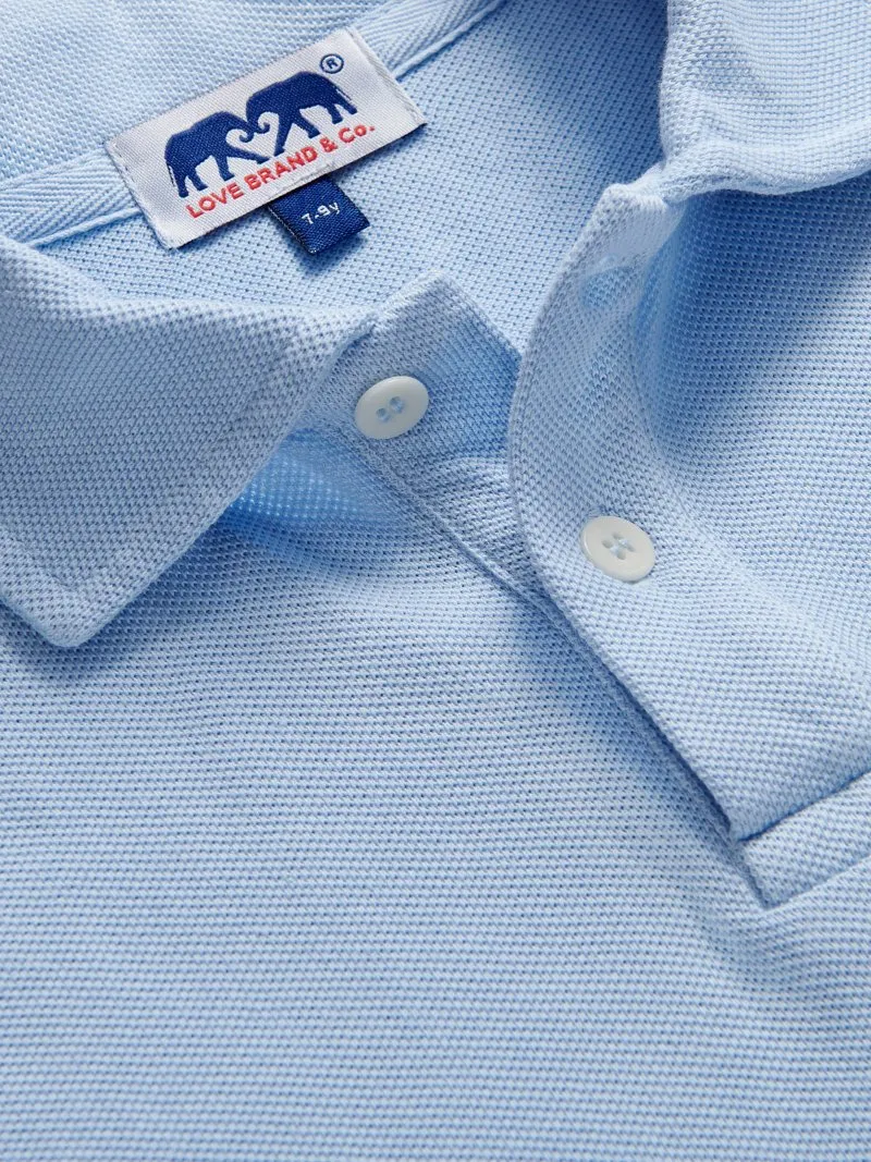 Kids Sky Blue Pensacola Polo Shirt