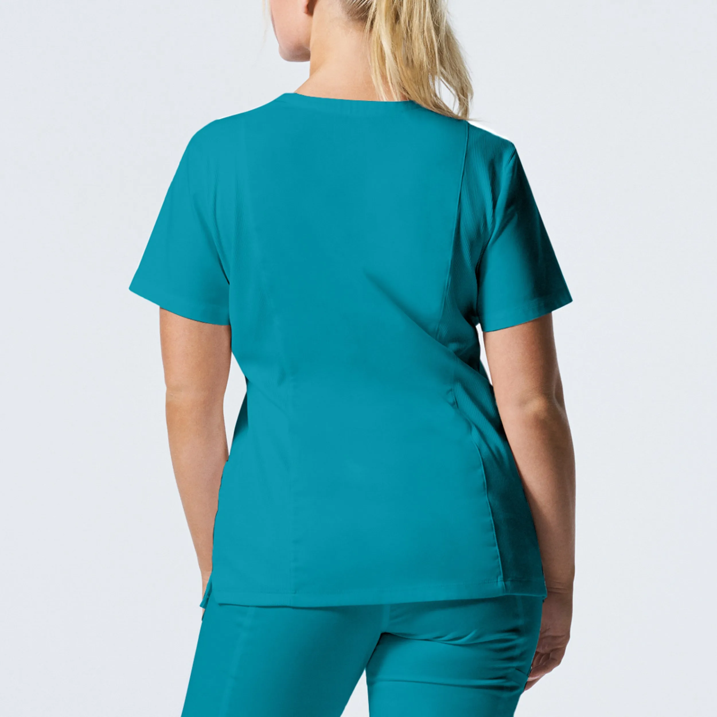 Landau ProFlex Womens 3-Pocket V-Neck Scrub Top