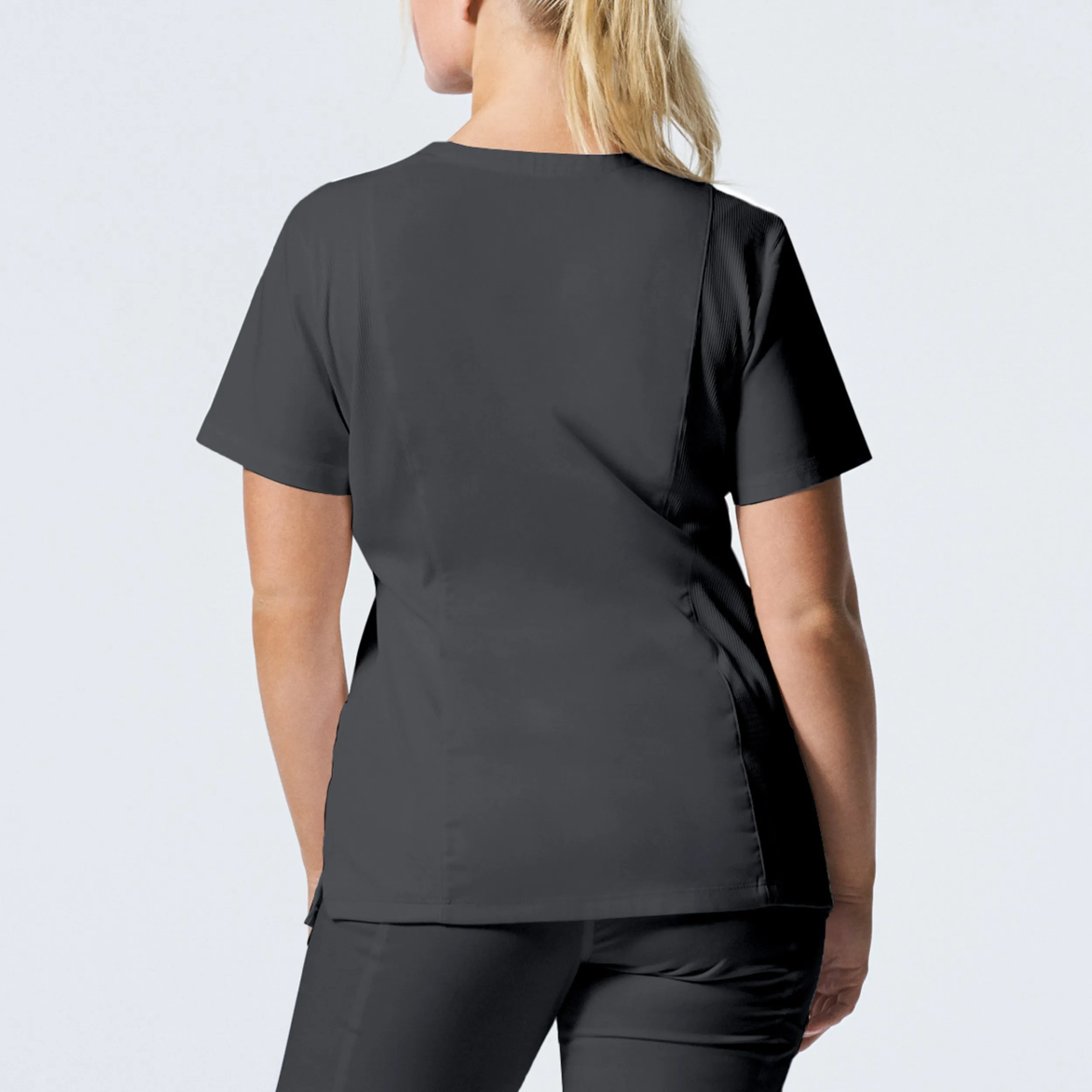 Landau ProFlex Womens 3-Pocket V-Neck Scrub Top