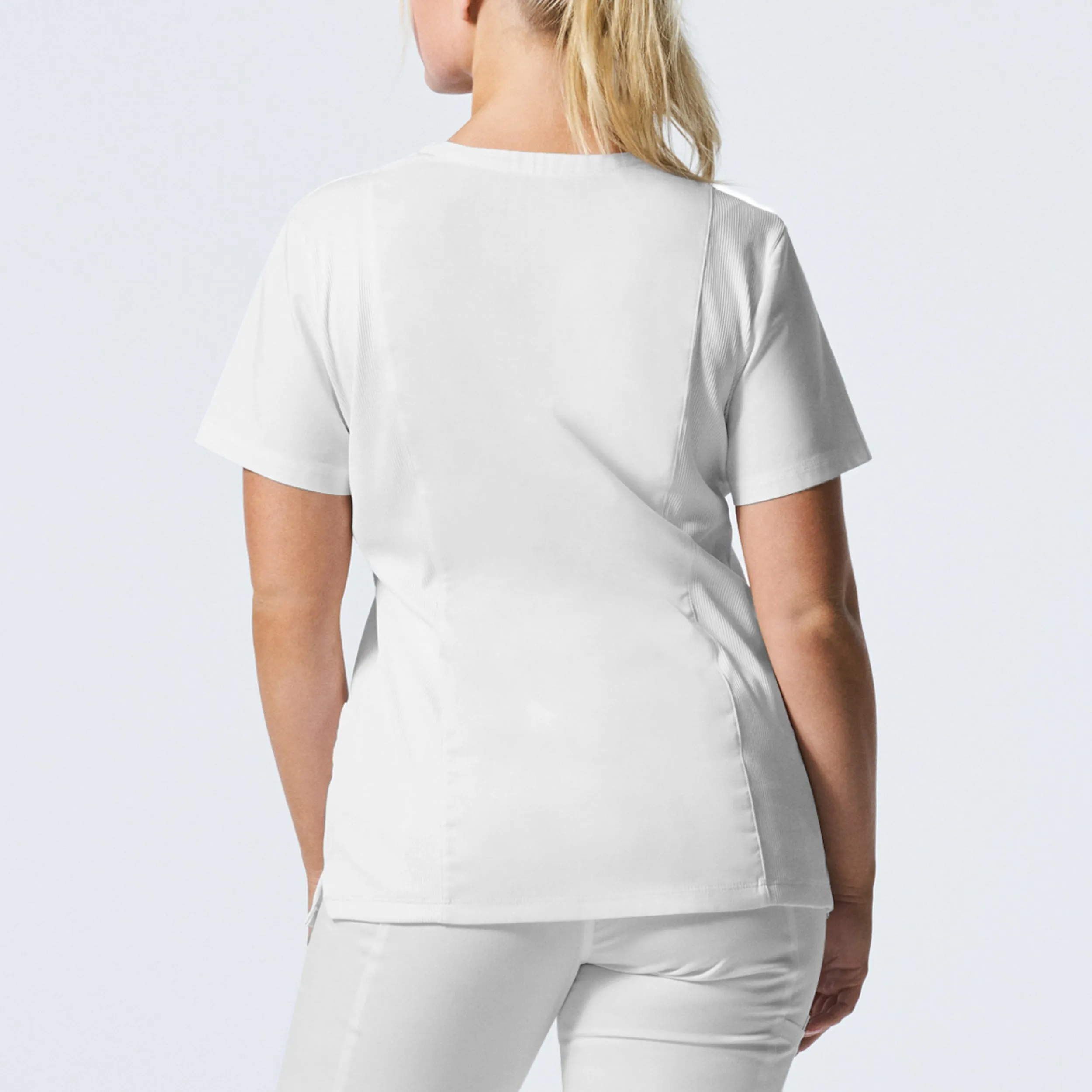 Landau ProFlex Womens 3-Pocket V-Neck Scrub Top