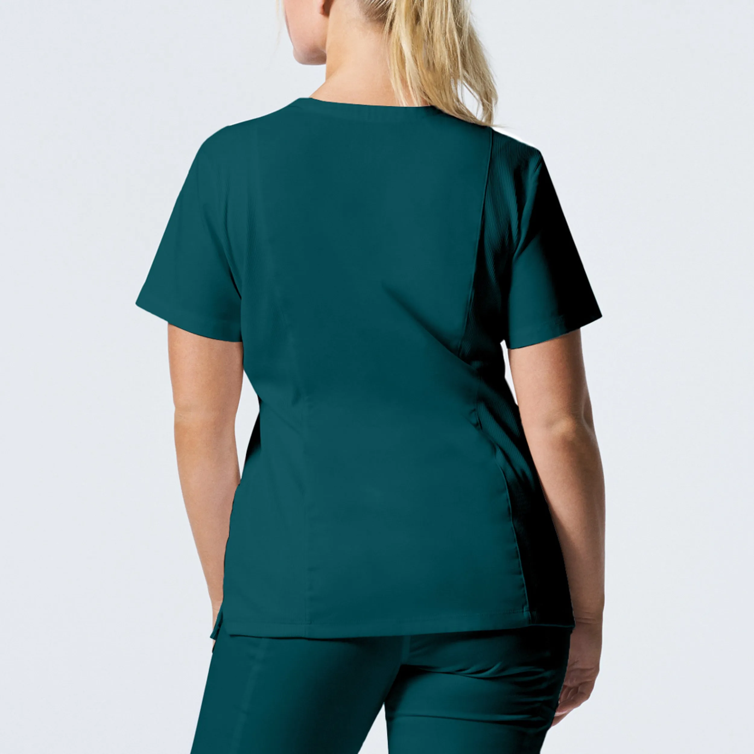 Landau ProFlex Womens 3-Pocket V-Neck Scrub Top