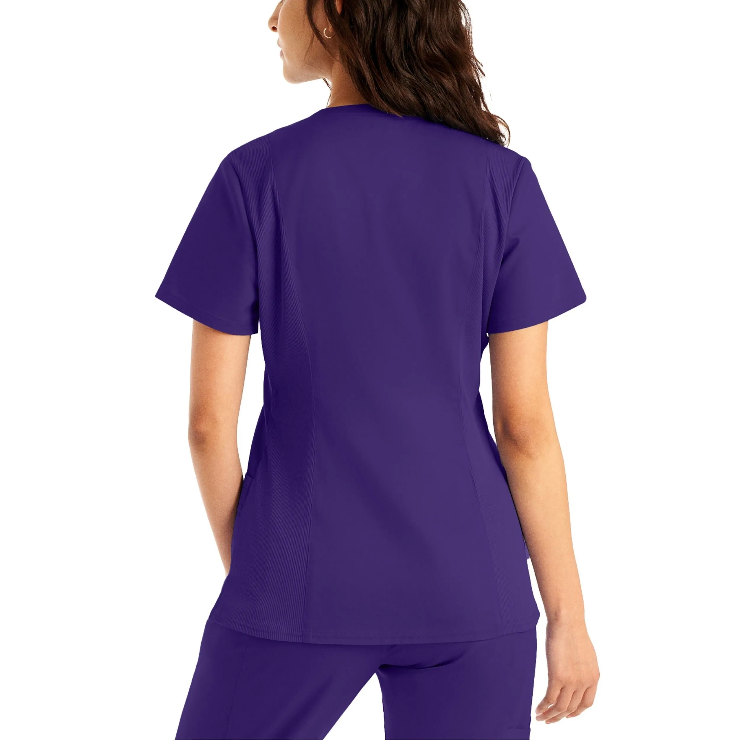 Landau ProFlex Womens 3-Pocket V-Neck Scrub Top