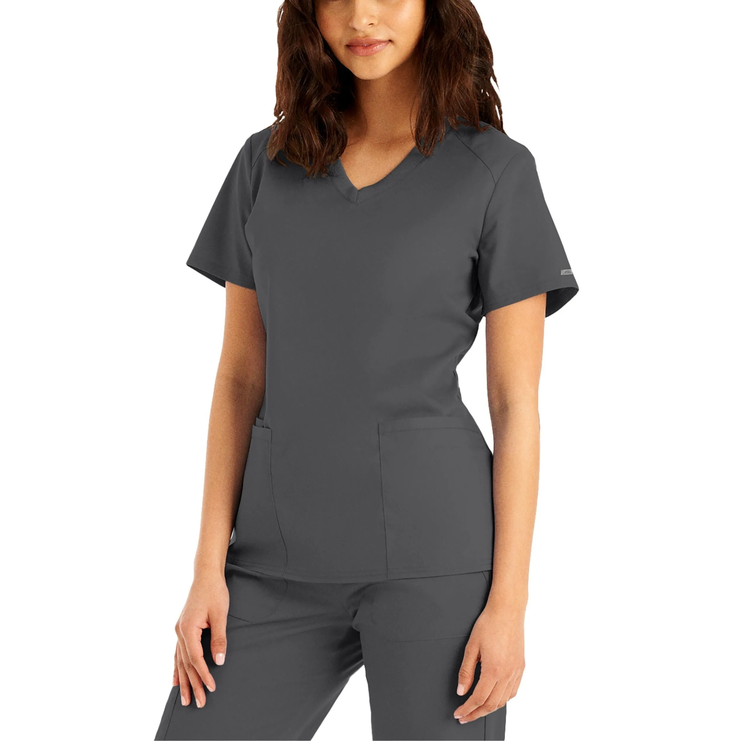 Landau ProFlex Womens 3-Pocket V-Neck Scrub Top