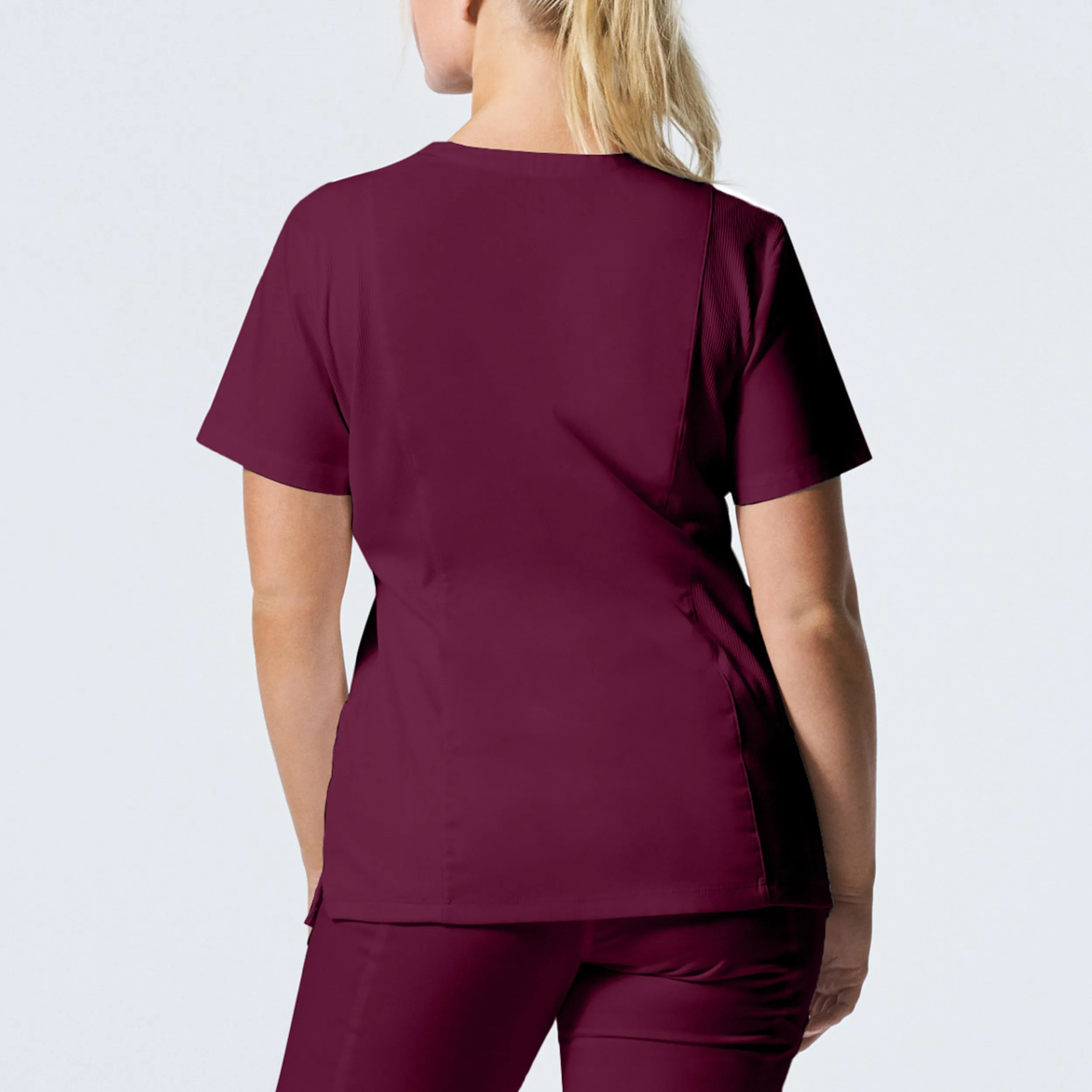 Landau ProFlex Womens 3-Pocket V-Neck Scrub Top