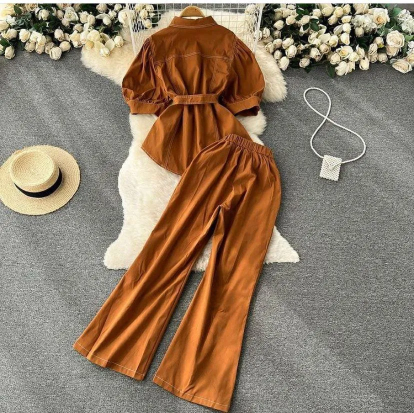Lenna Coord Set with Belt