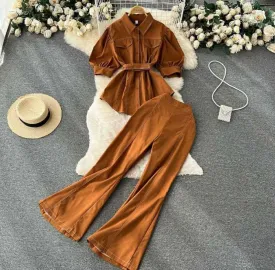 Lenna Coord Set with Belt