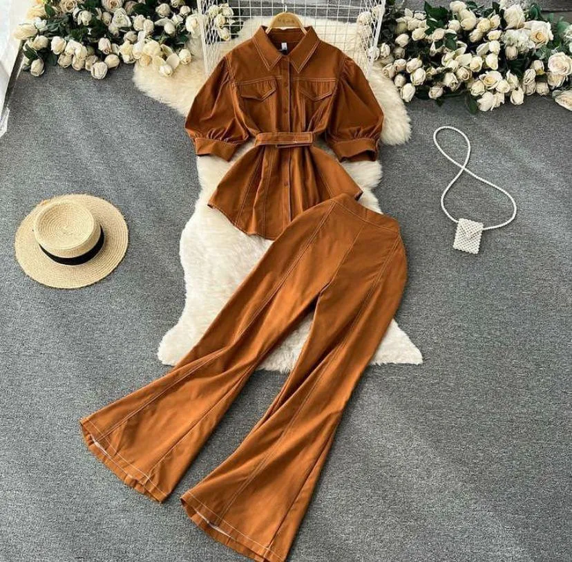 Lenna Coord Set with Belt