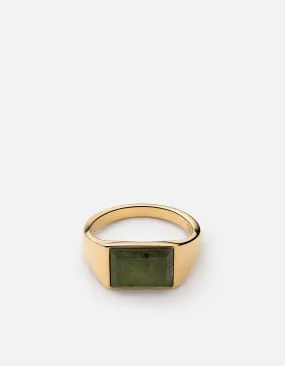 Lennox Jasper Ring, Gold