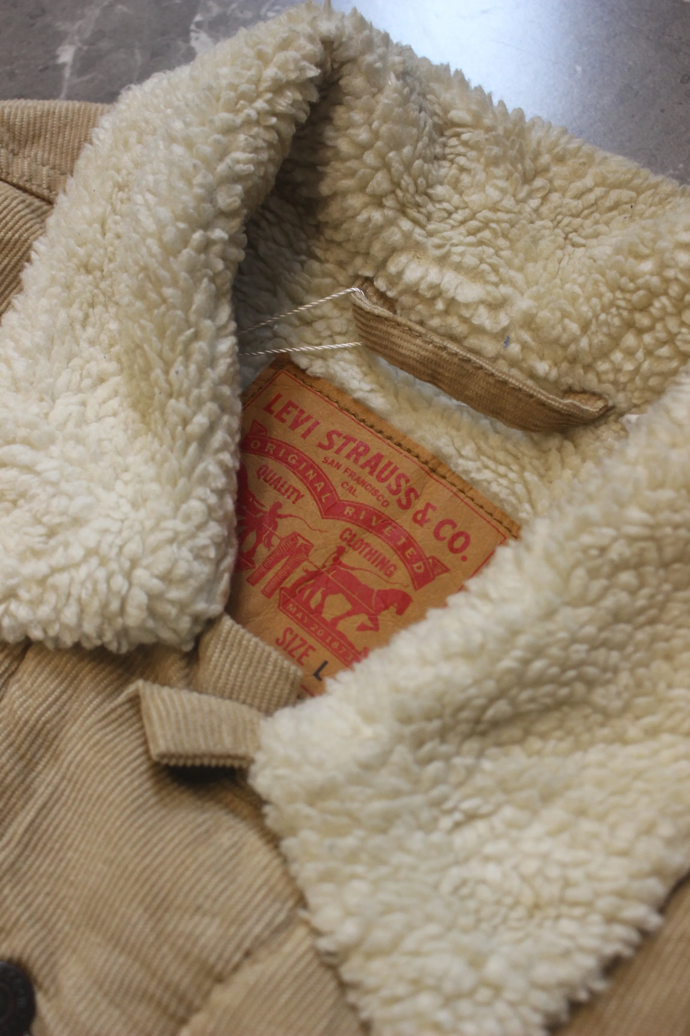 Levis Corduroy Sherpa Jacket