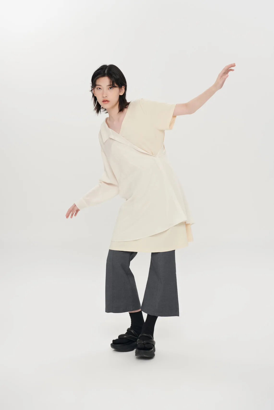 Long Run Bell Cut Pants