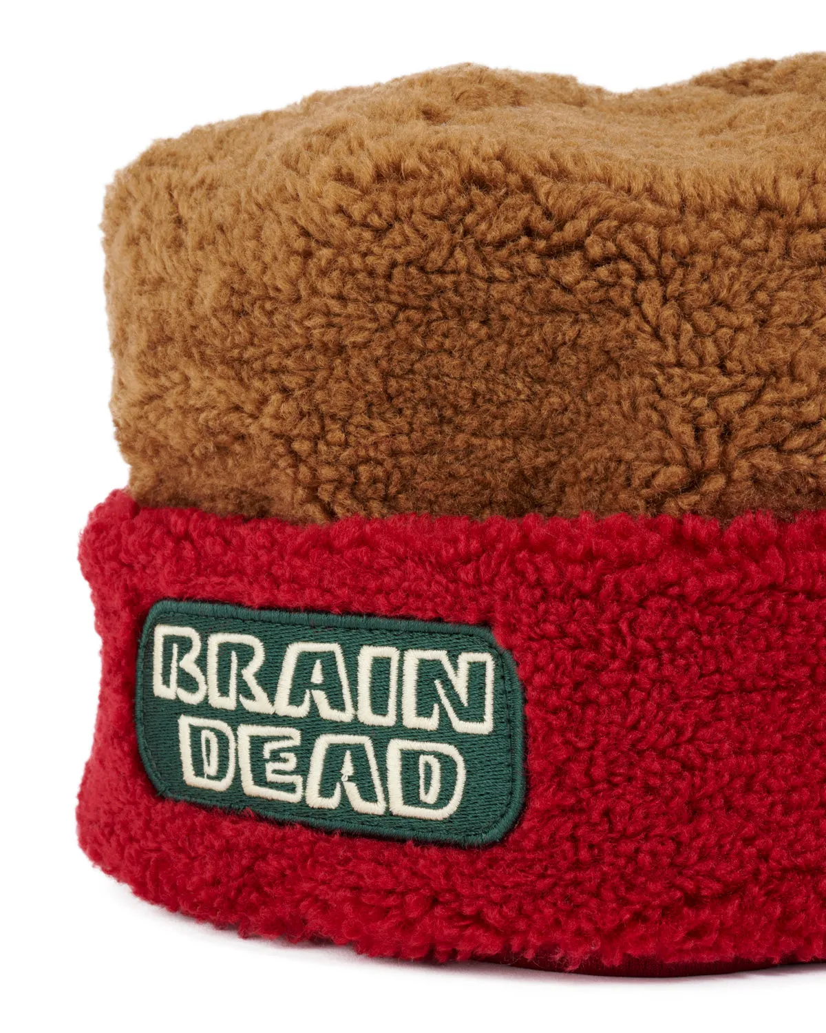 Marker Stamp Sherpa Beanie  - Brown Multi