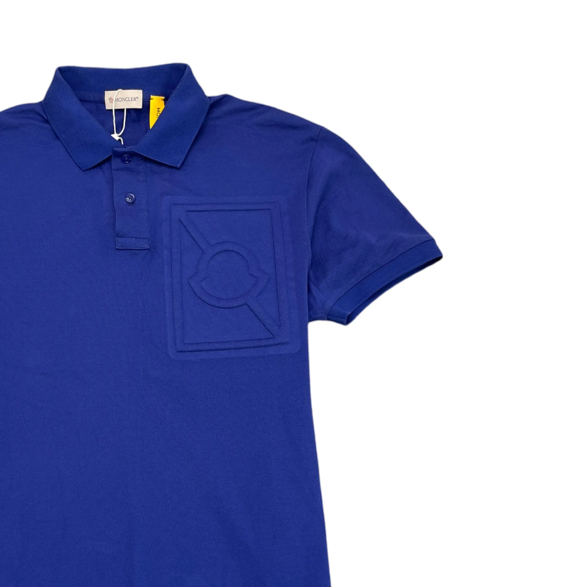 Men's Logo Polo Shirt Blue Size S