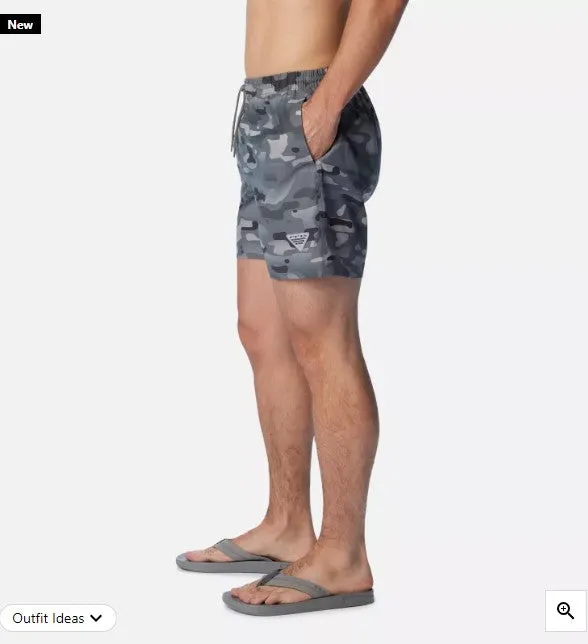 MEN'S PFG RAMBLER 6" UTILITY WATER SHORT - CITY GREY WATERSHED