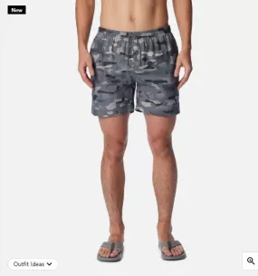 MEN'S PFG RAMBLER 6" UTILITY WATER SHORT - CITY GREY WATERSHED