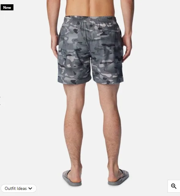 MEN'S PFG RAMBLER 6" UTILITY WATER SHORT - CITY GREY WATERSHED