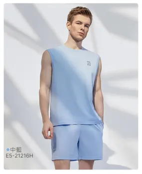 Men's Pure Cotton Tank Top Casual Sportswear Sleepwear Set