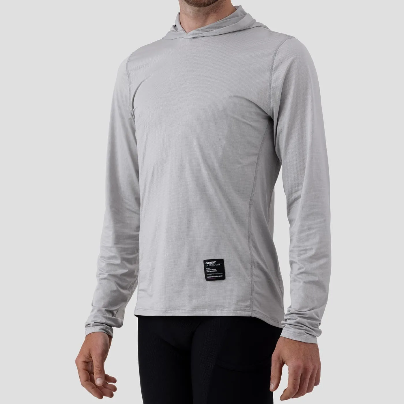 Men's UV Hooded Trail Shirt - Fog