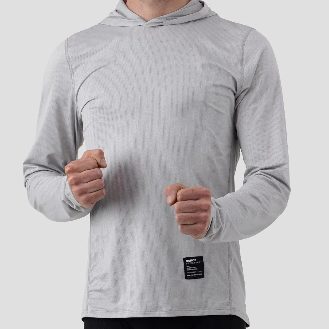 Men's UV Hooded Trail Shirt - Fog