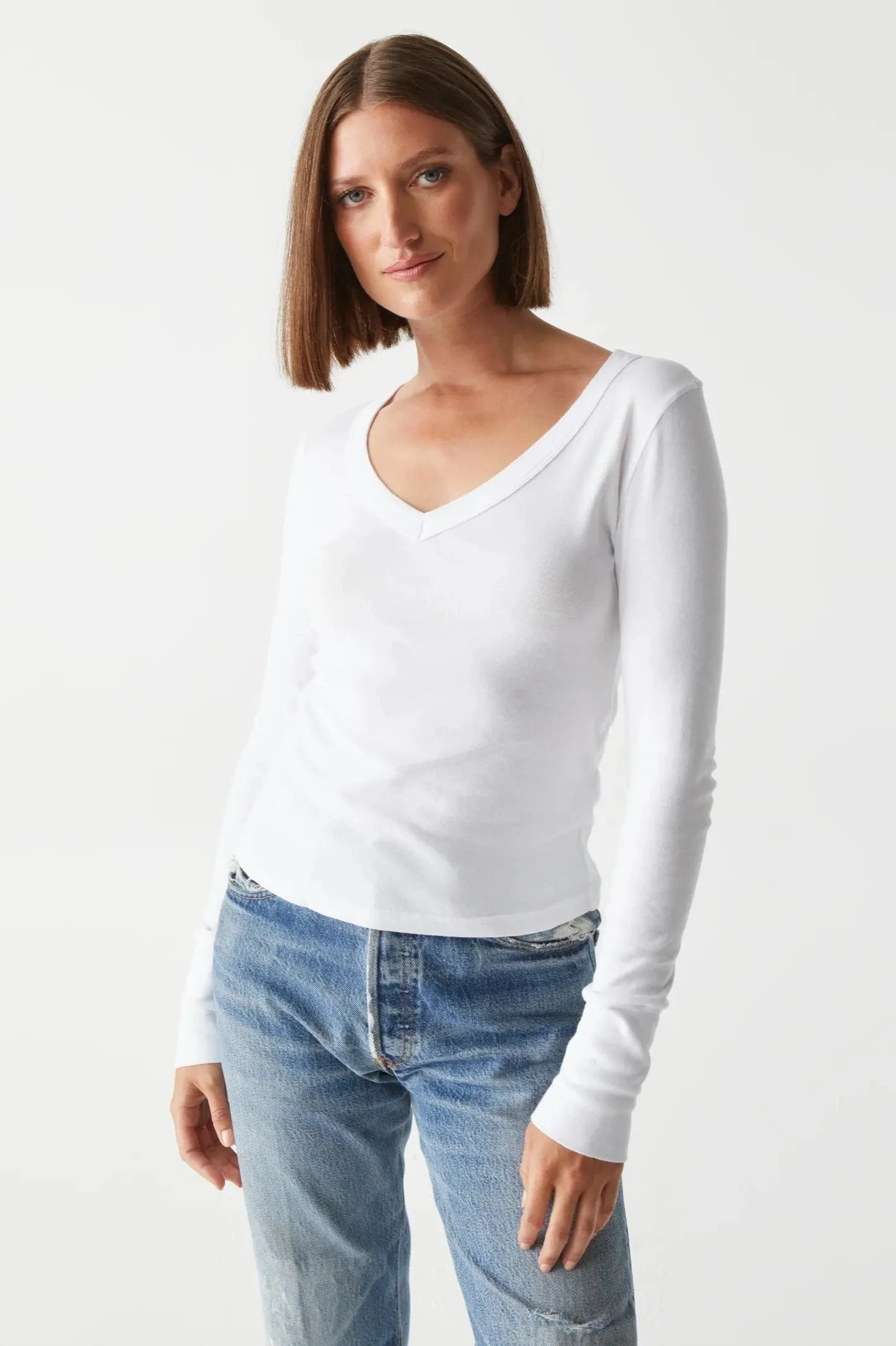 Michael Stars Logan Supima V-Neck Tee