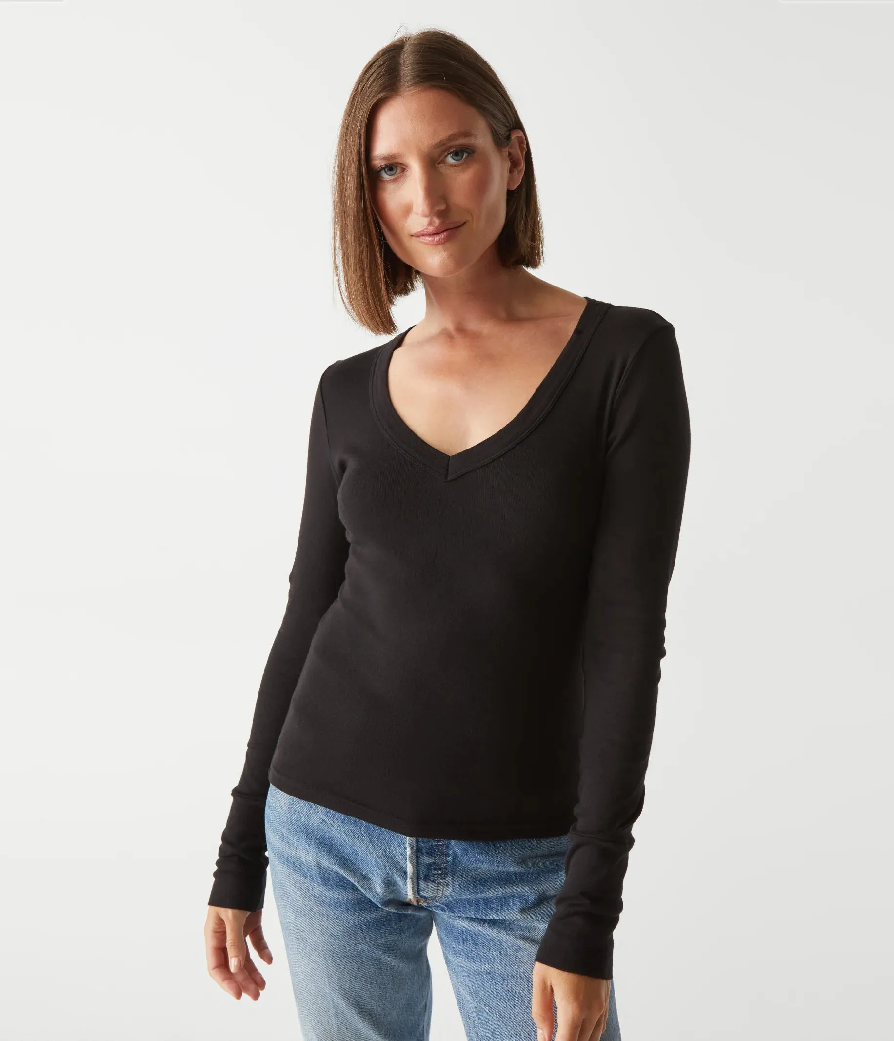 Michael Stars Logan Supima V-Neck Tee