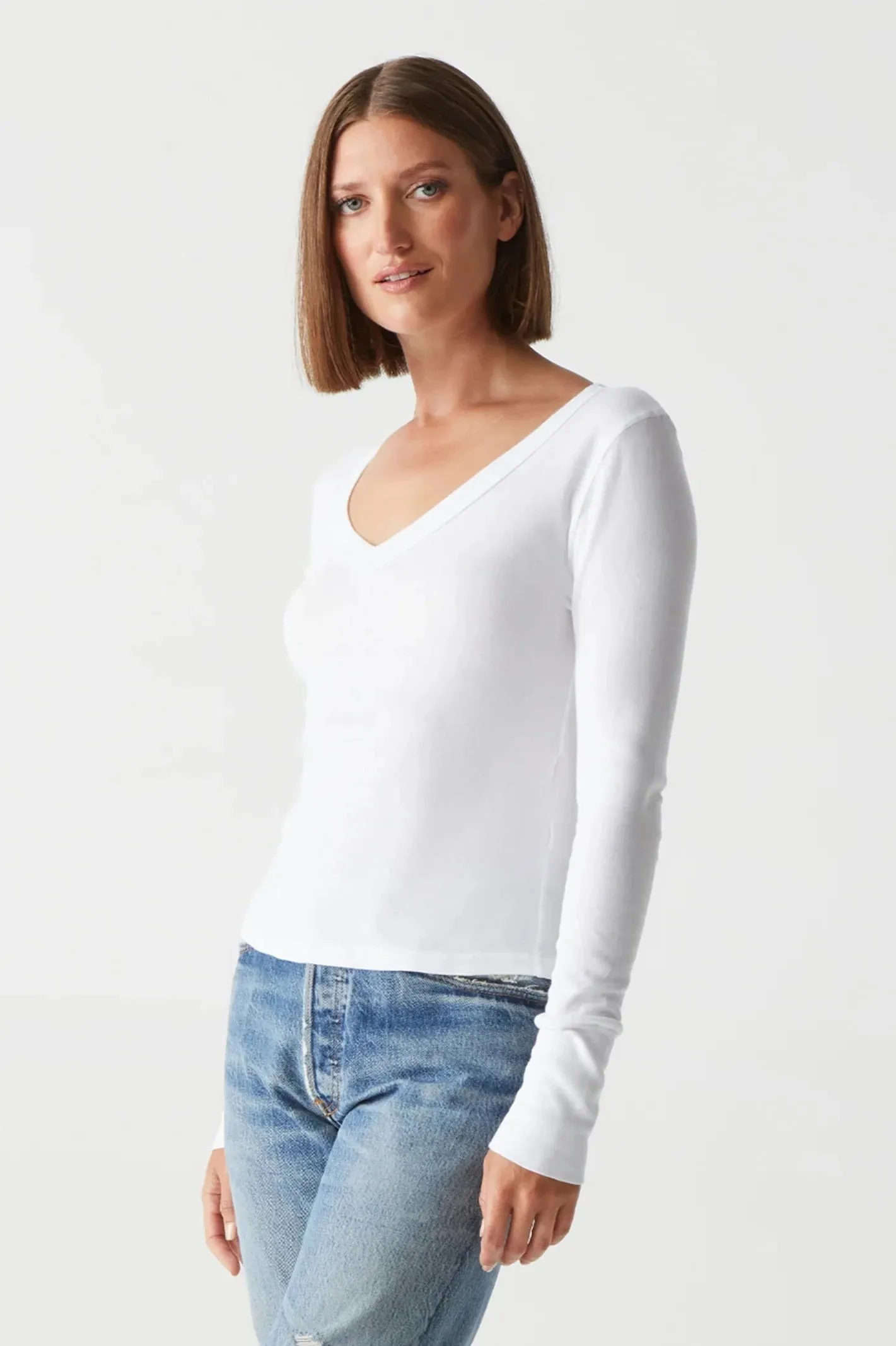 Michael Stars Logan Supima V-Neck Tee