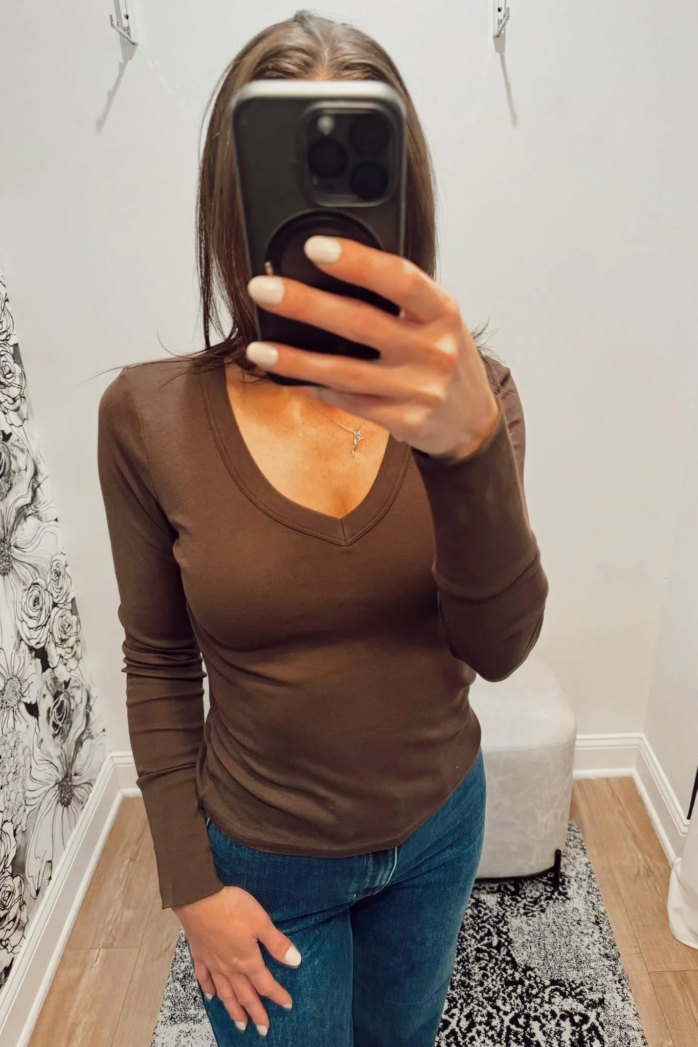 Michael Stars Logan Supima V-Neck Tee