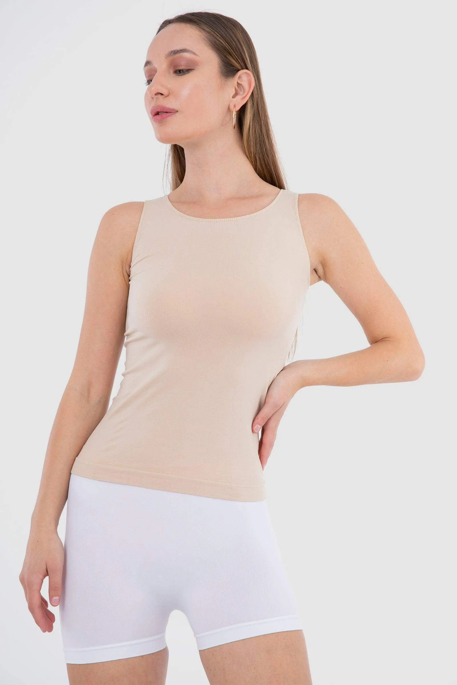 Microfiber Sleeveless Tank Top