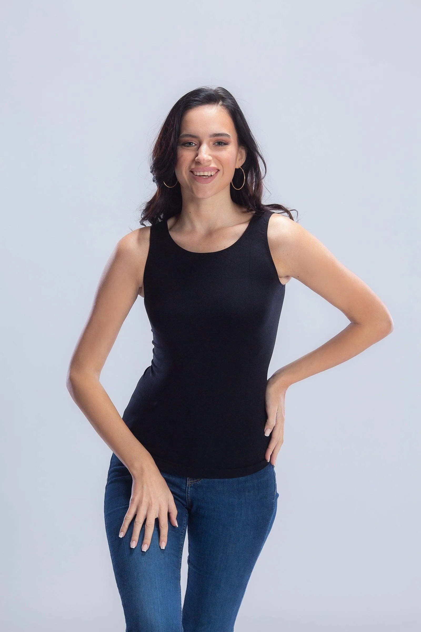 Microfiber Sleeveless Tank Top
