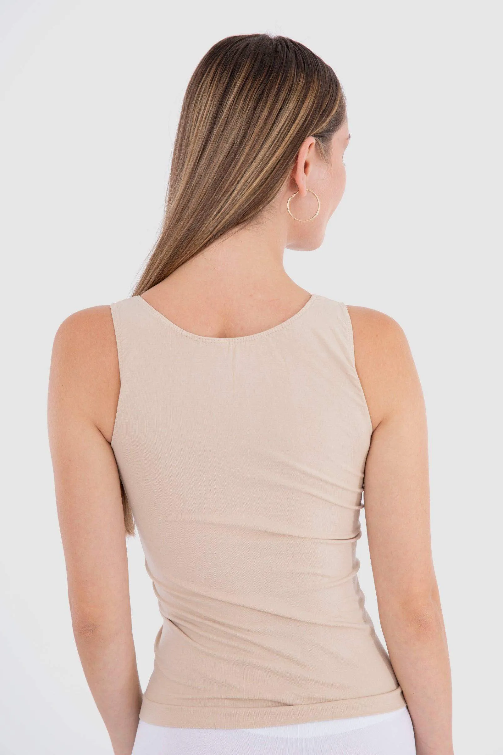 Microfiber Sleeveless Tank Top