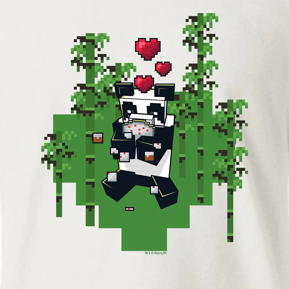 Minecraft Jolly Mobs Panda Kids Short Sleeve T-Shirt
