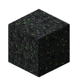 MOC  Compatible  Moc Star-Treks Brickheadz Borg Cube Spaceship Deep Space Building Blocks technical  Movie Star Bricks Model  Toys