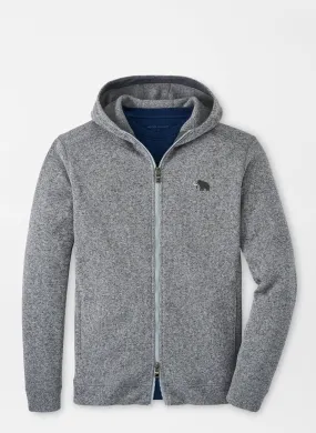 Peter Millar Crown Sweater Fleece Full Zip Hoodie