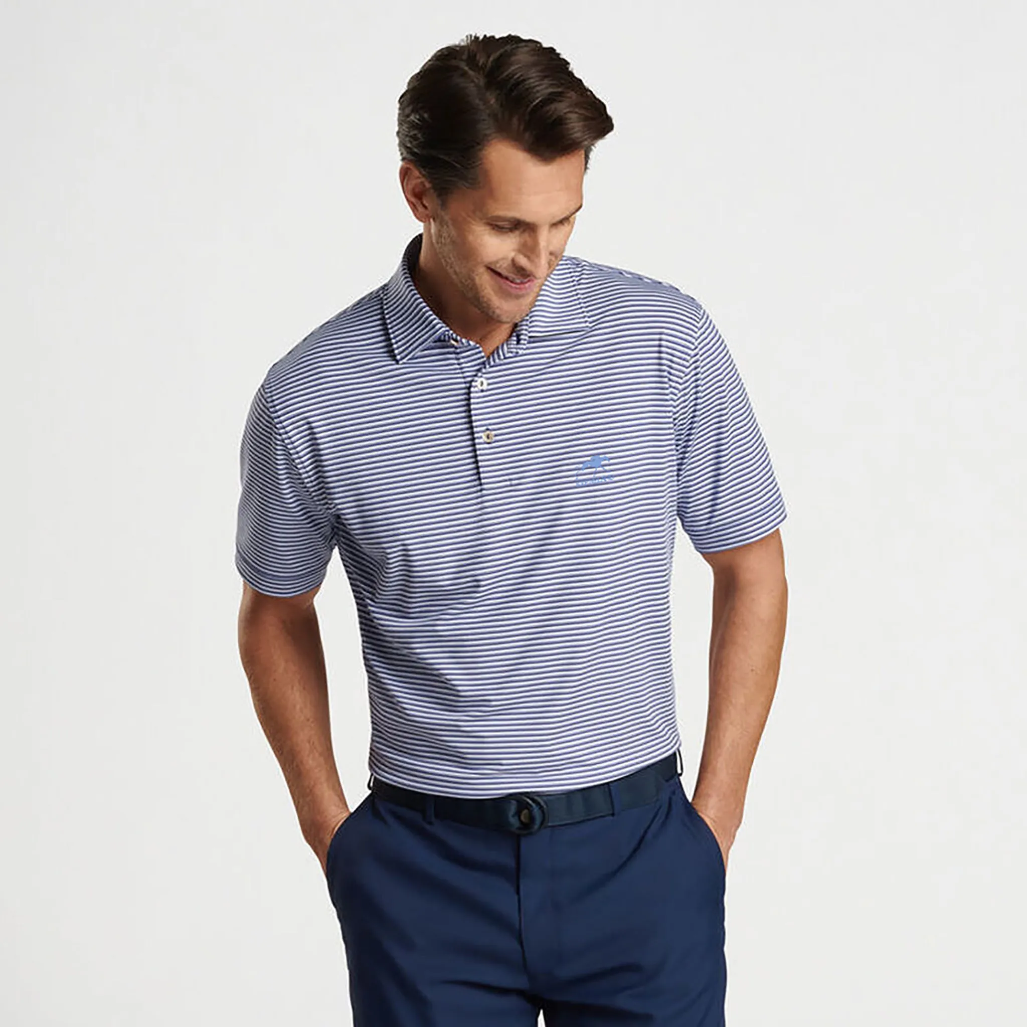 Peter Millar Keeneland Men's Cedar Performance Polo