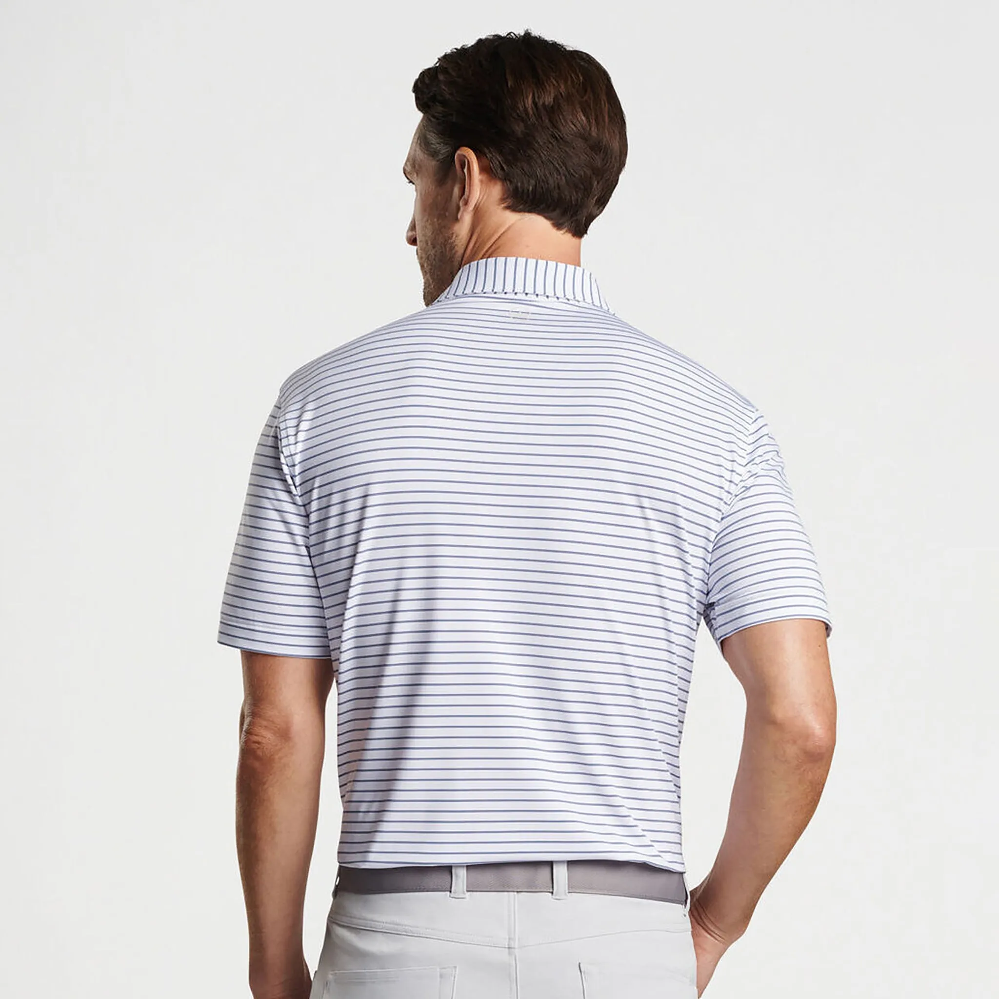 Peter Millar Keeneland Men's UK Drum Stripe Performance Polo