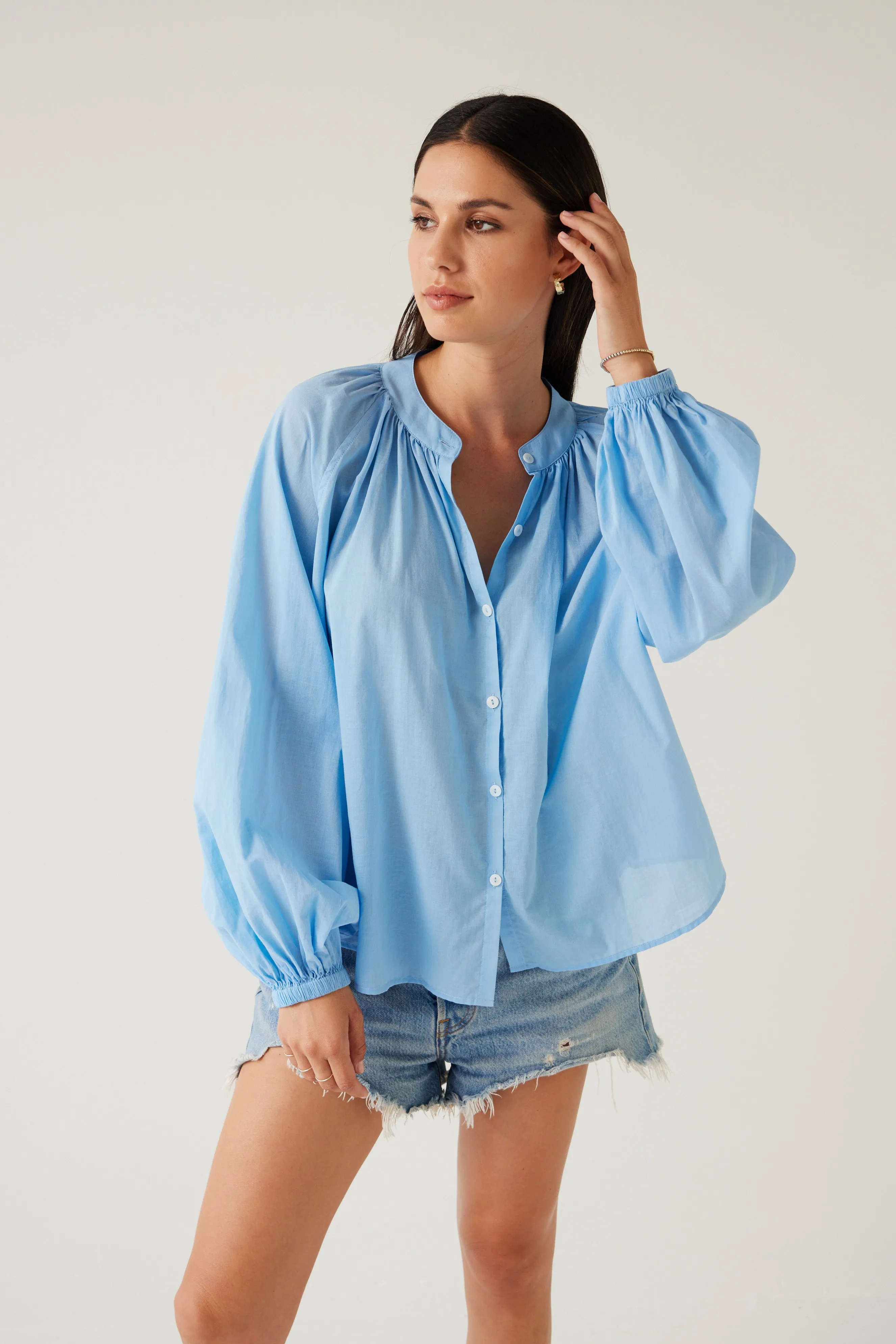 Pioneer Top  Sky Blue