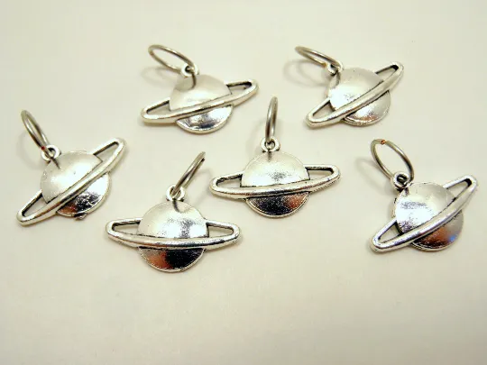 Planets: Set of 6 Stitch Markers