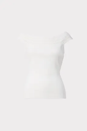 Pointelle Band Tank