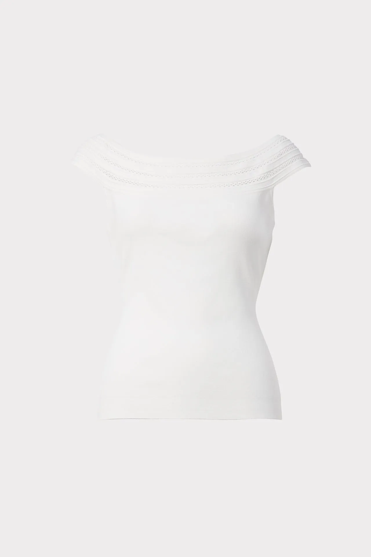 Pointelle Band Tank