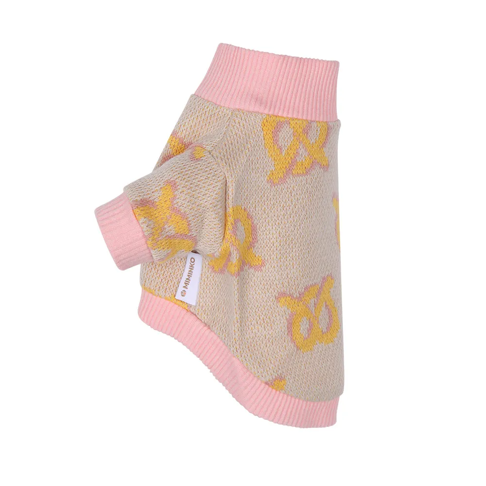 Pretzel Bite Sweater - Pink
