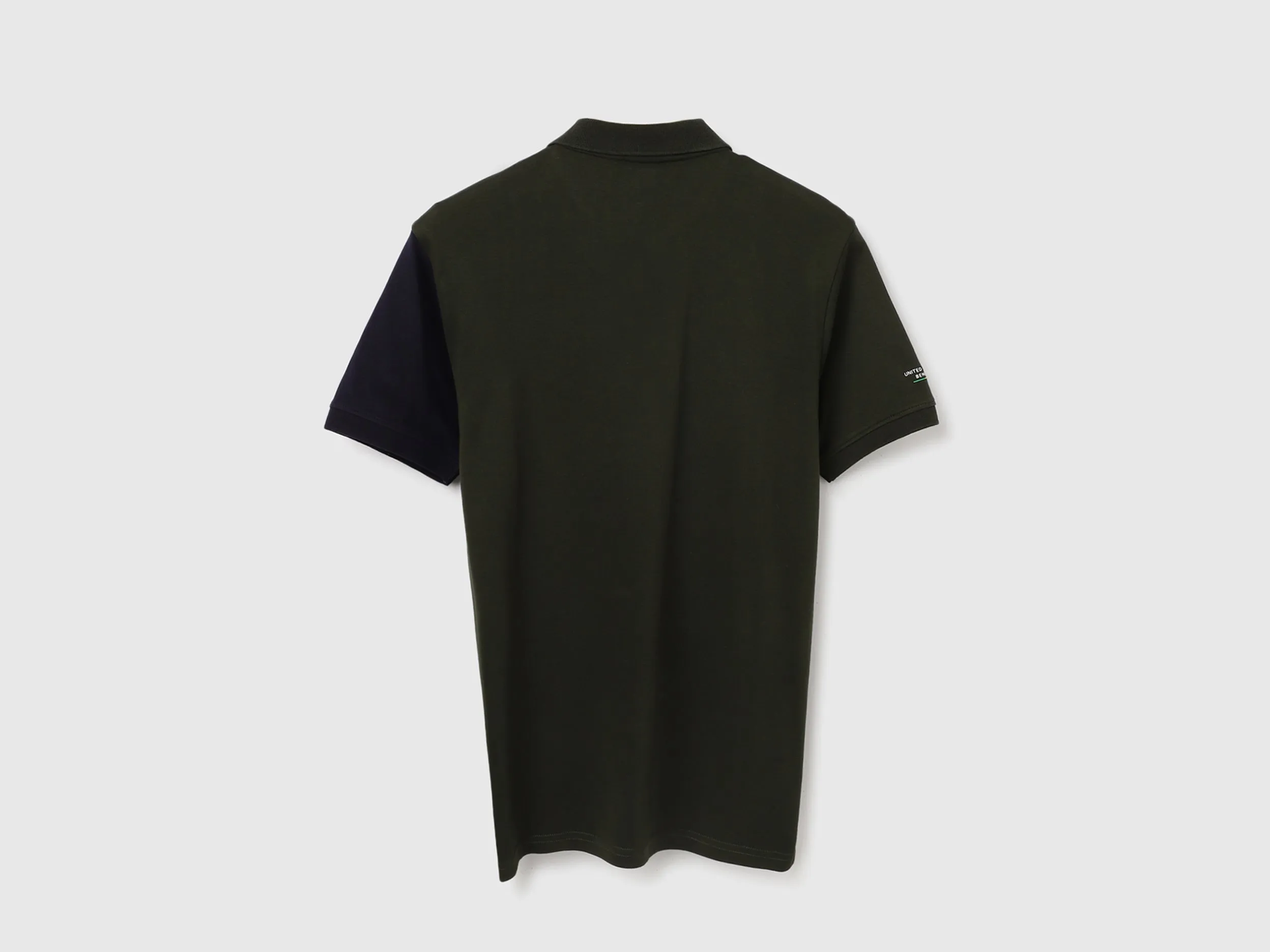 Regular Fit Collared Color Block Polo T-Shirt