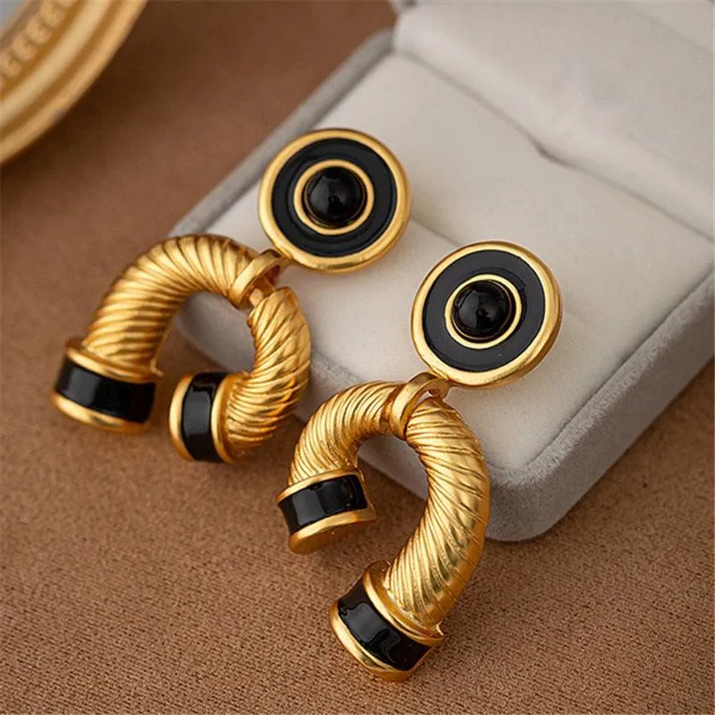 Retro Twist Earrings