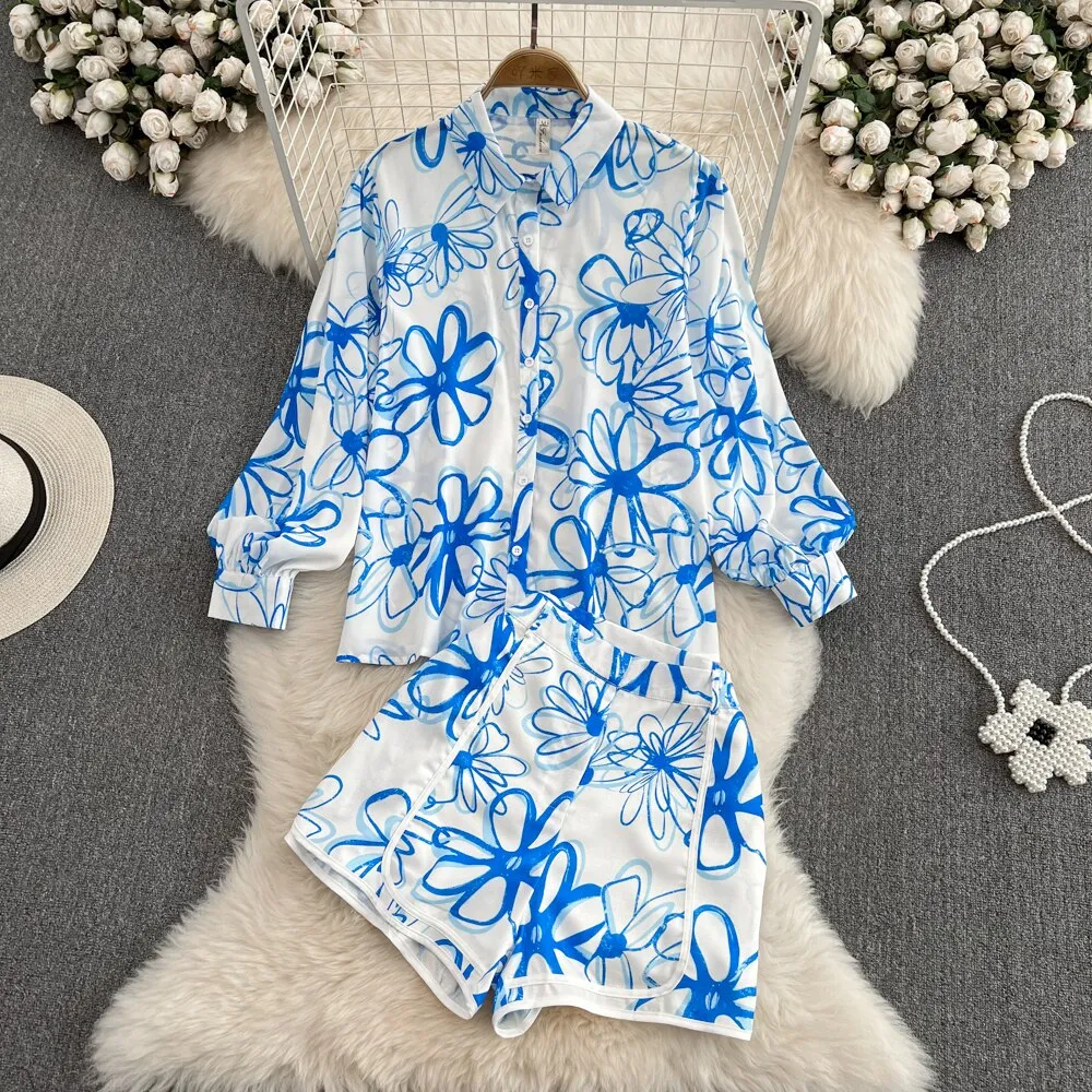 Shenice Printed Two Piece Coord Set