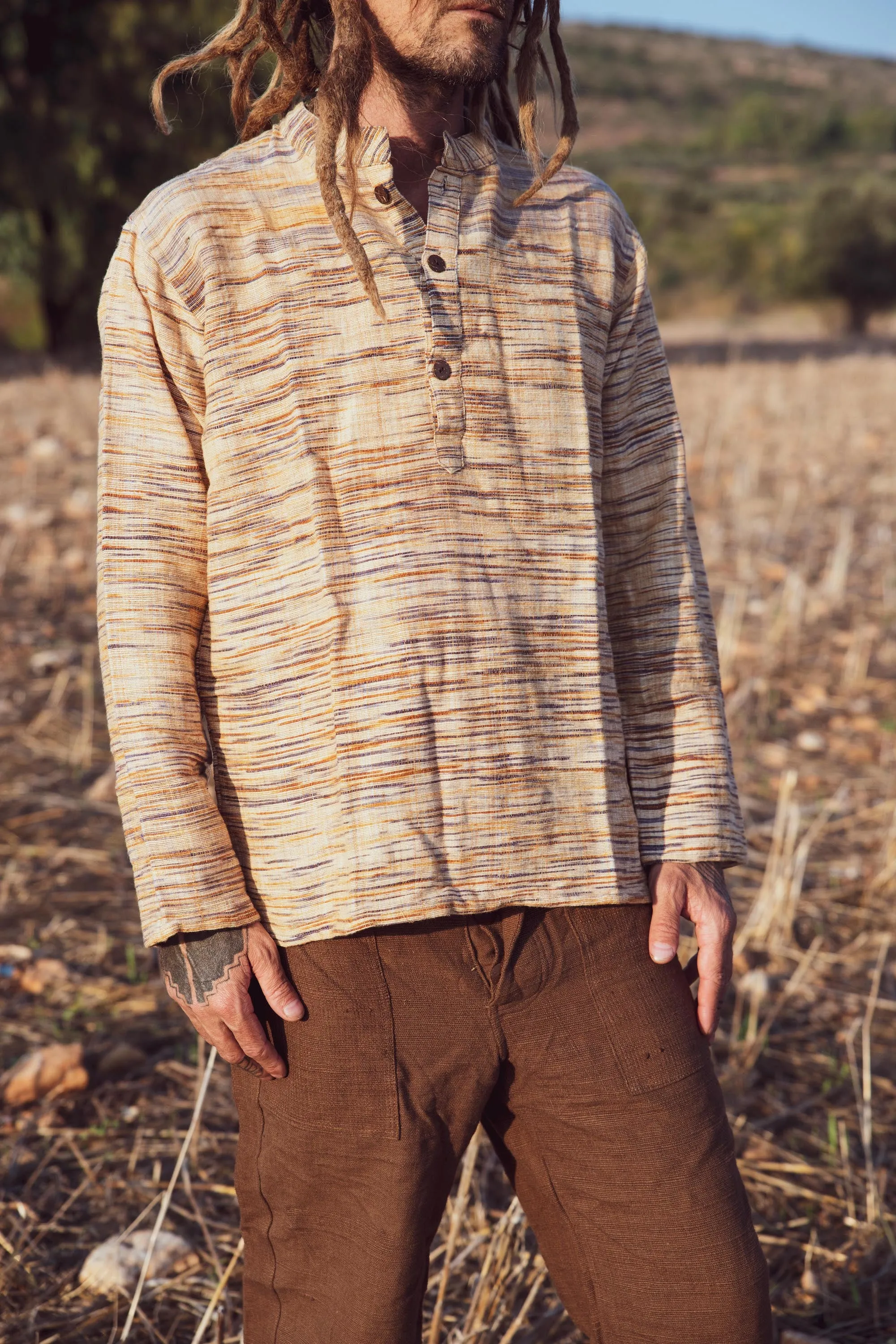 Short Kurta ⋙ Handwoven Khadi Cotton
