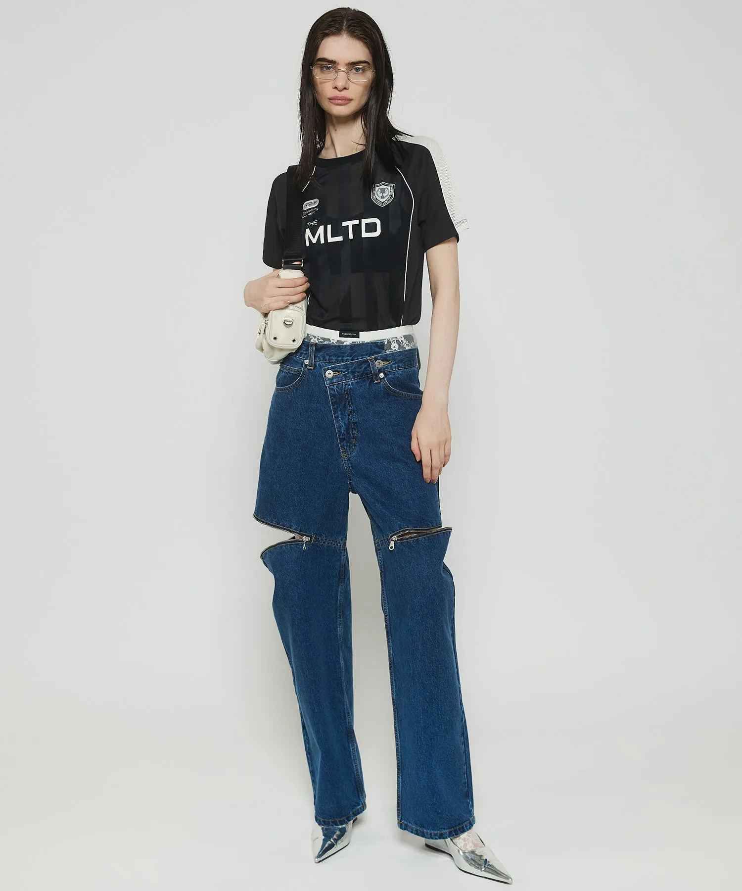 Side Slash Denim Pants