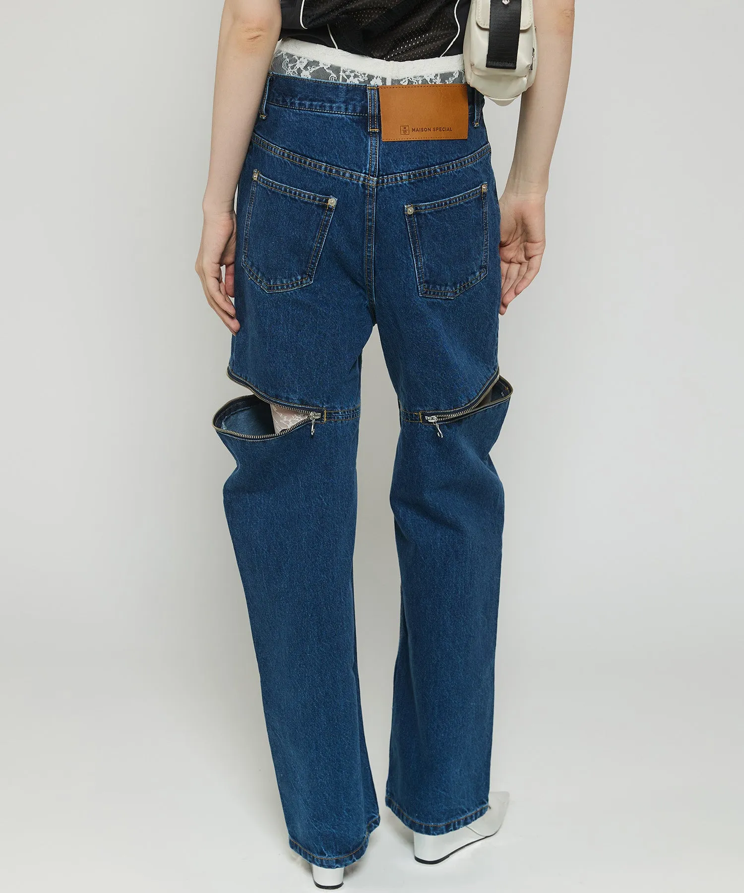 Side Slash Denim Pants