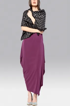 Sparkle Knit Double Layer Wrap
