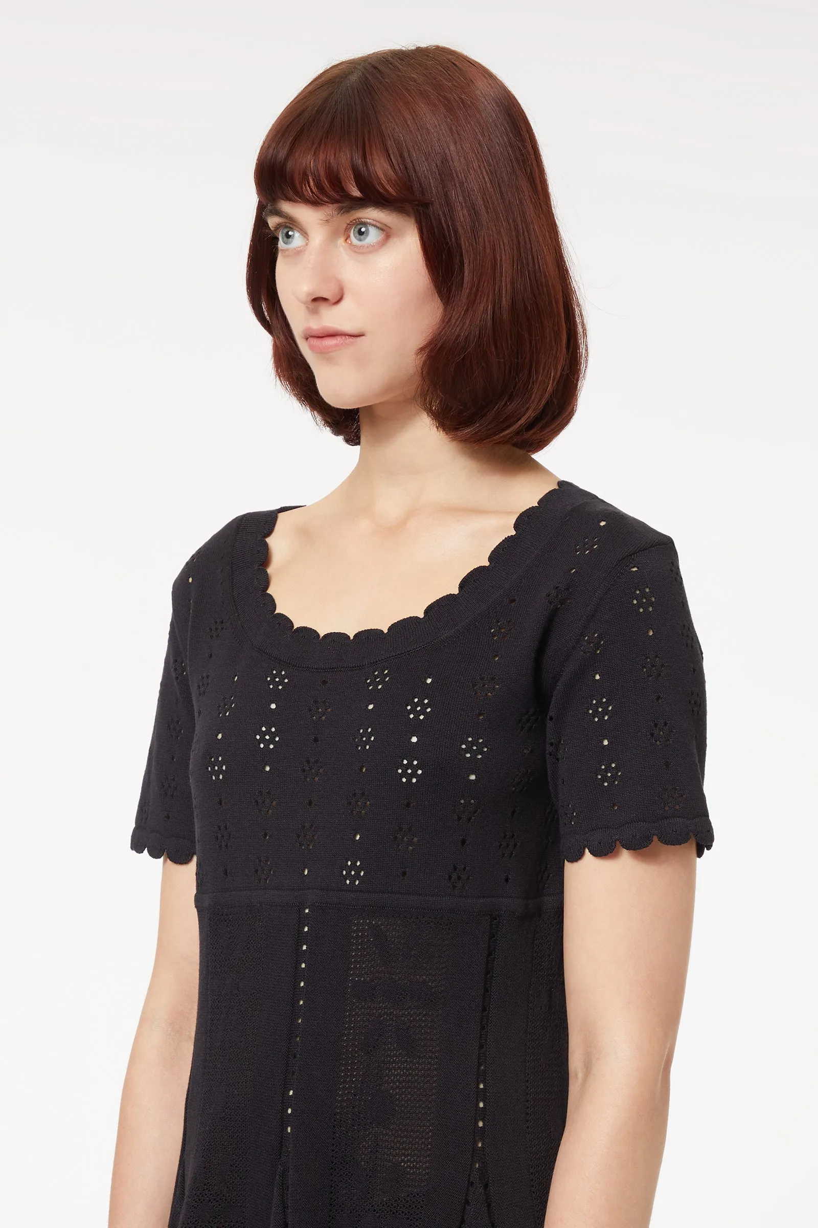 SPINNING THREADS MINI DRESS